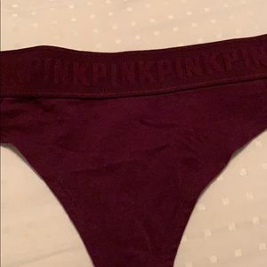 Pink victoria secret thong